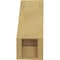 Ekena Millwork 5-inch W x 8-inch D x 12-inch H Olympic Rough Cedar Woodgrain TimberThane Knee Brace, Primed BRCUR05X08X12OLYRCPR - alternate 5